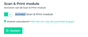 scan & print module SU